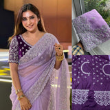 Lovender Bollywood Organza Saree