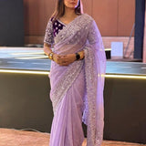 Lovender Bollywood Organza Saree
