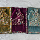 Designer Party Wear Fendy Satin Silk Saree