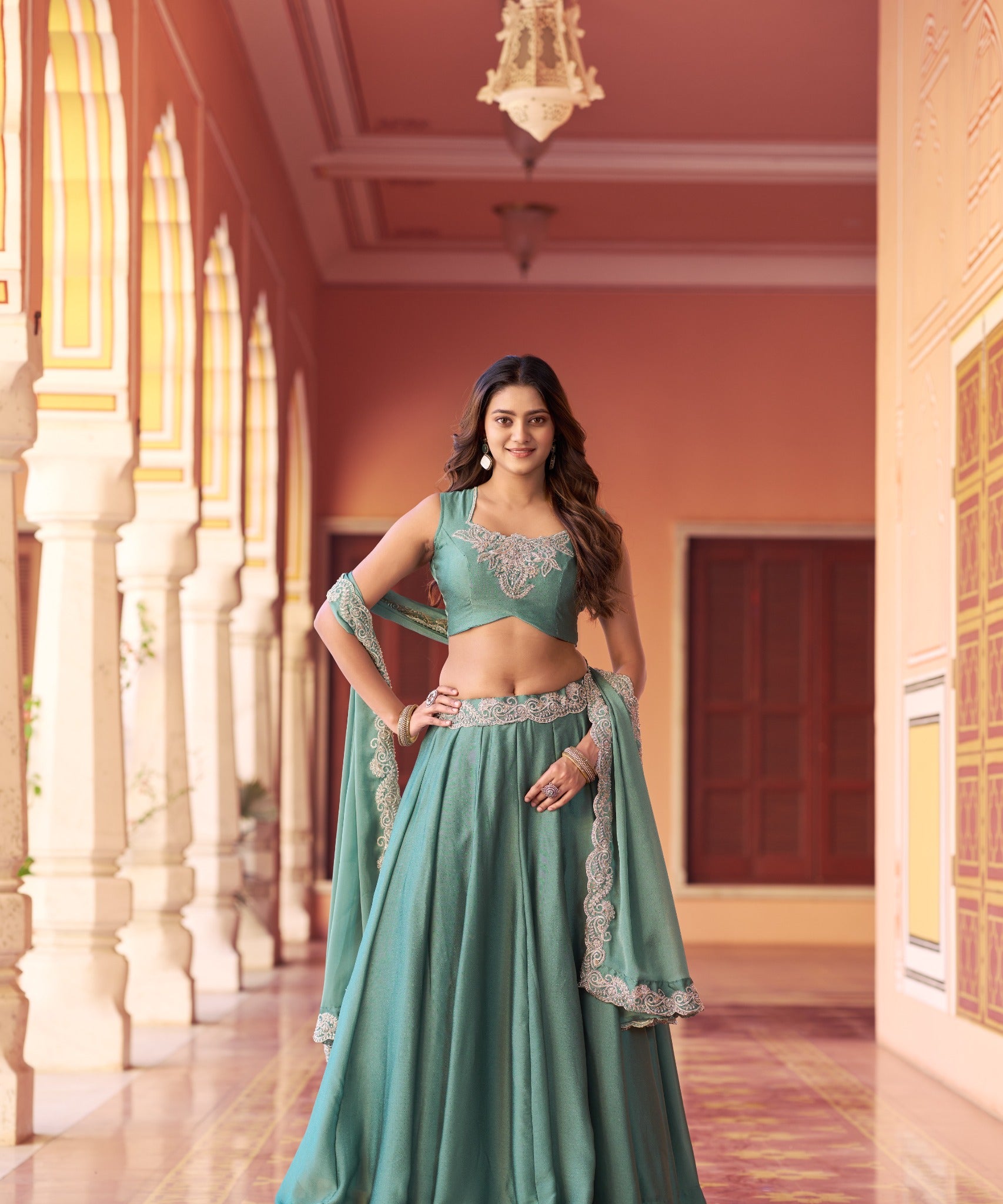 Gulnaaz Rangoli Silk Lehenga Choli