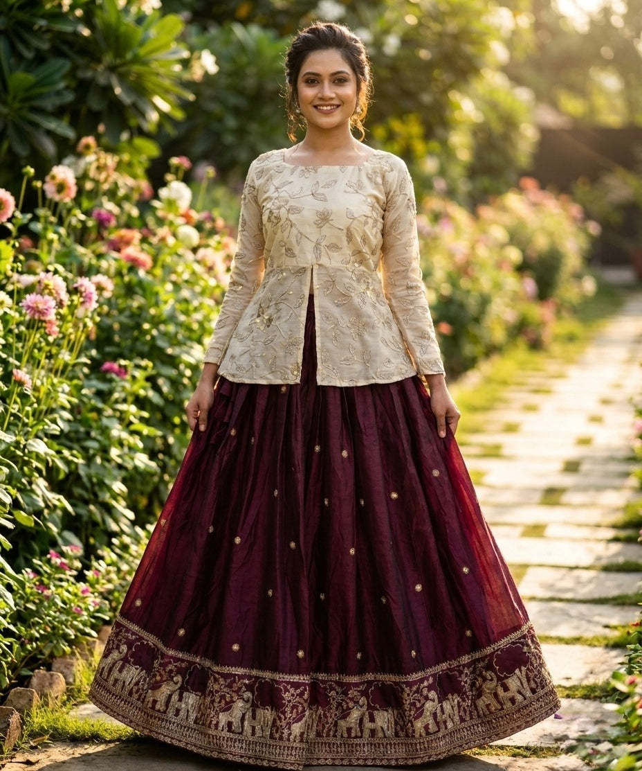 Traditional  Fendy Silk Lehenga Choli