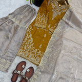 Pakistani Embroidered Top Sharara