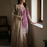 Pakistani Embroidered Top Sharara