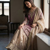 Pakistani Embroidered Top Sharara