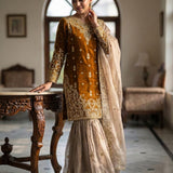 Pakistani Embroidered Top Sharara
