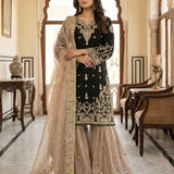 Pakistani Embroidered Top Sharara
