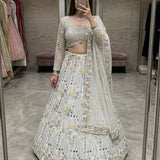 Exceptional Sequence Embroidered Lehenga