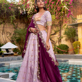 Vedaa Traditional Slub Kota Silk Lehenga