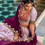 Vedaa Traditional Slub Kota Silk Lehenga