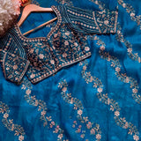 Glam Up Festive Beads Work Saree