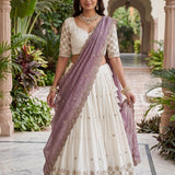 Designer Wedding Embroidered Lehenga