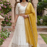 Designer Wedding Embroidered Lehenga