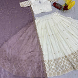Designer Wedding Embroidered Lehenga