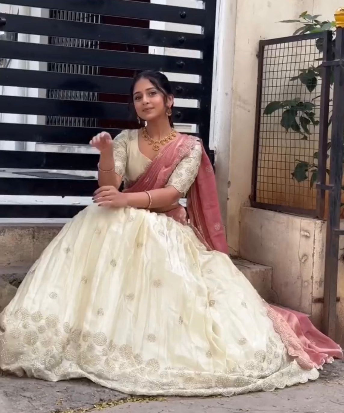 Designer Wedding Embroidered Lehenga