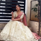 Designer Wedding Embroidered Lehenga