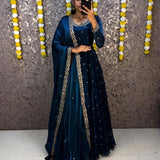 Rich Look Embroidered Gown