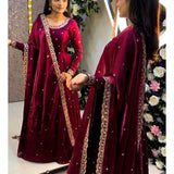 Rich Look Embroidered Gown