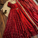 Rich Look Embroidered Gown