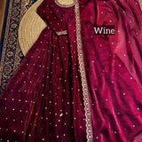 Rich Look Embroidered Gown
