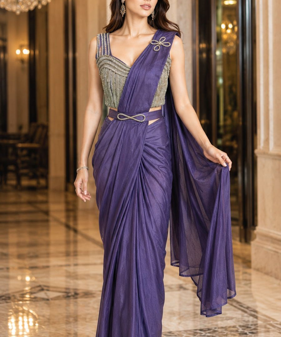 Amoha Shiny Ready To Wear Saree