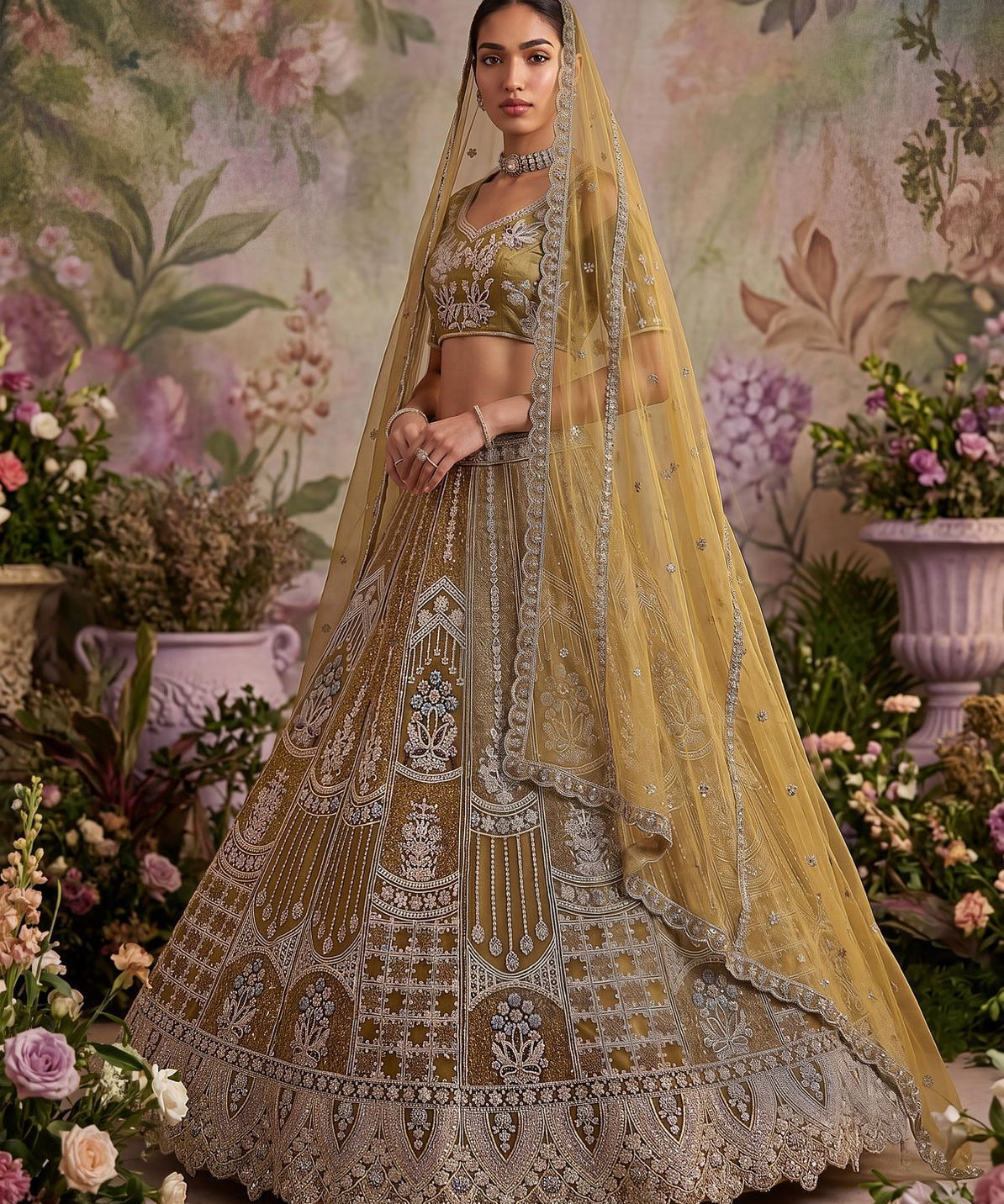Wardrobe Bridal Net Wedding Lehenga
