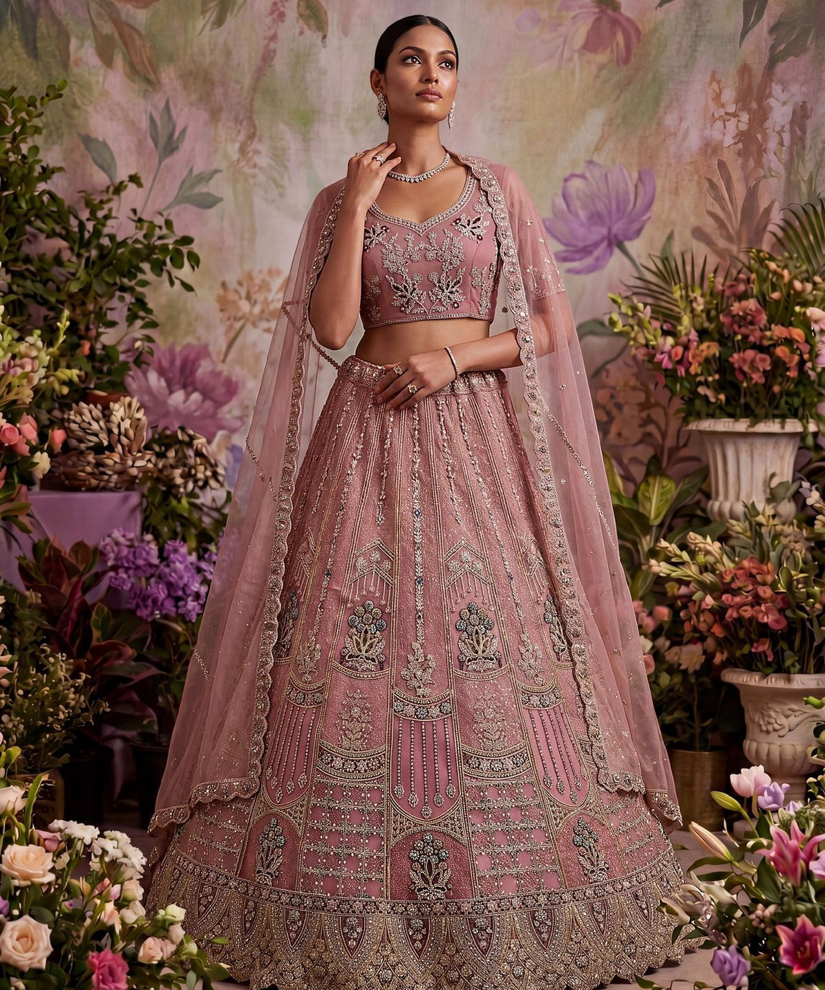 Wardrobe Bridal Net Wedding Lehenga