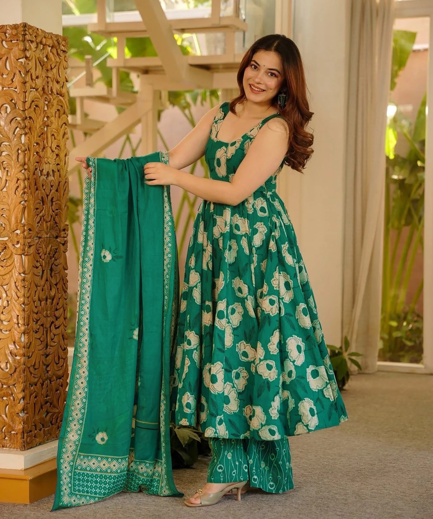 Lucaya Muslin Printed Fancy Suit