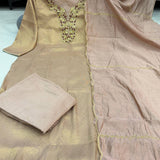 Elegant Kanjivaram Silk Straight Suit