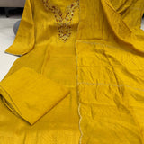 Elegant Kanjivaram Silk Straight Suit