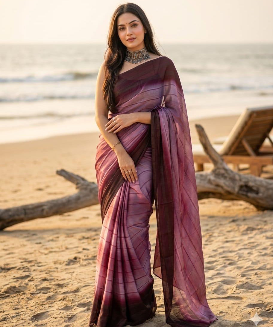 Designer Rimzim Georgette Saree