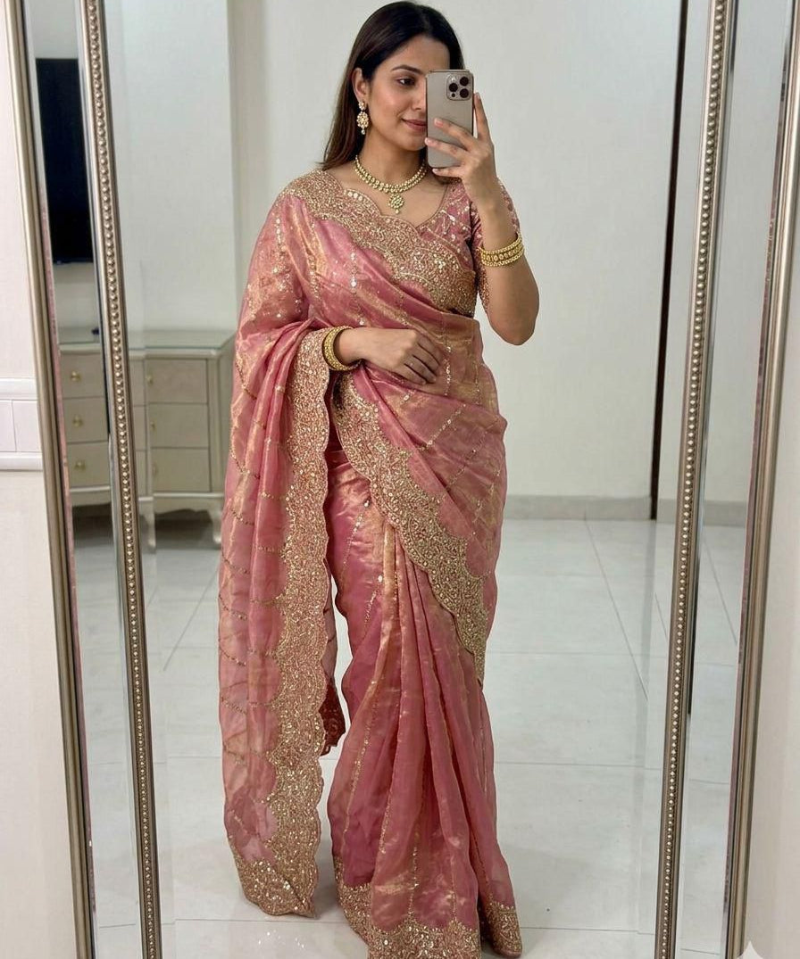 Amoha Shiny Ready To Wear Saree