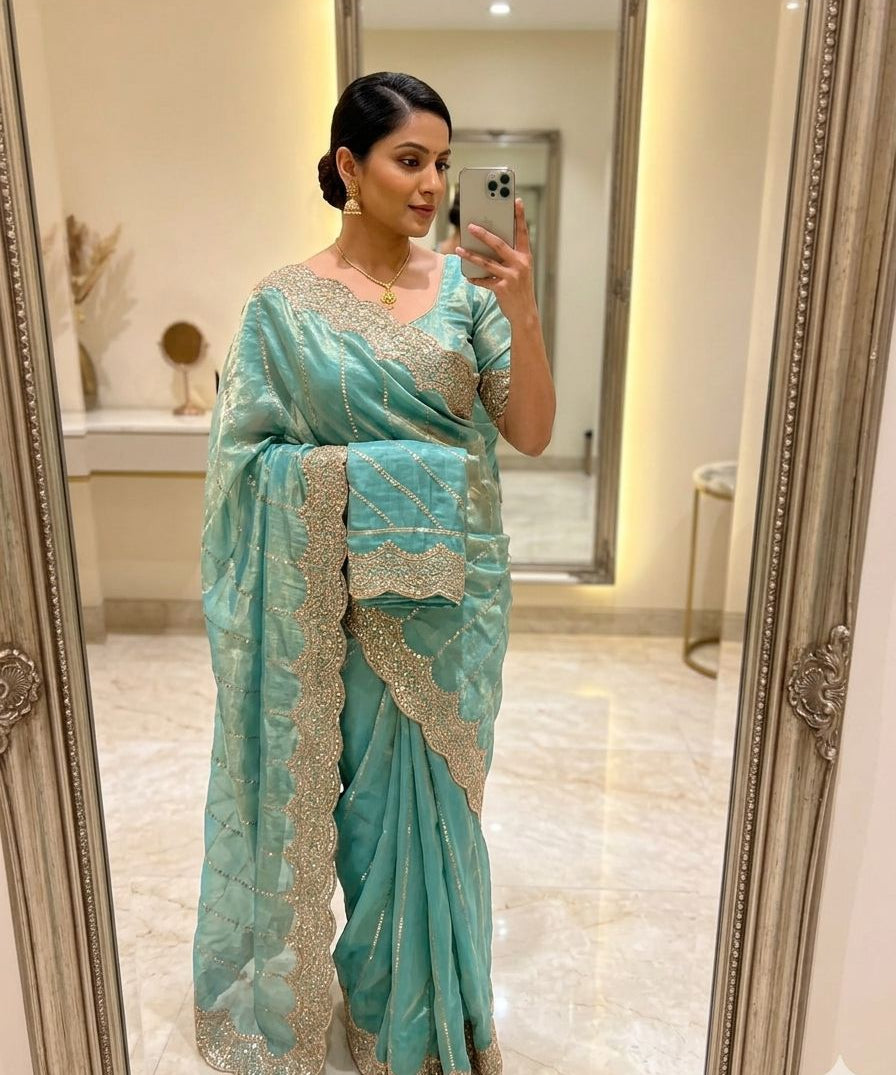 Amoha Shiny Ready To Wear Saree