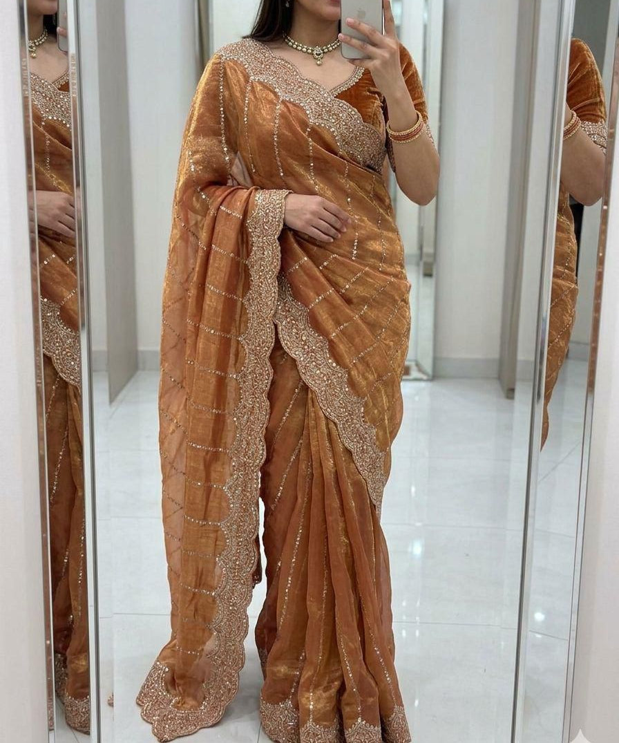 Amoha Shiny Ready To Wear Saree