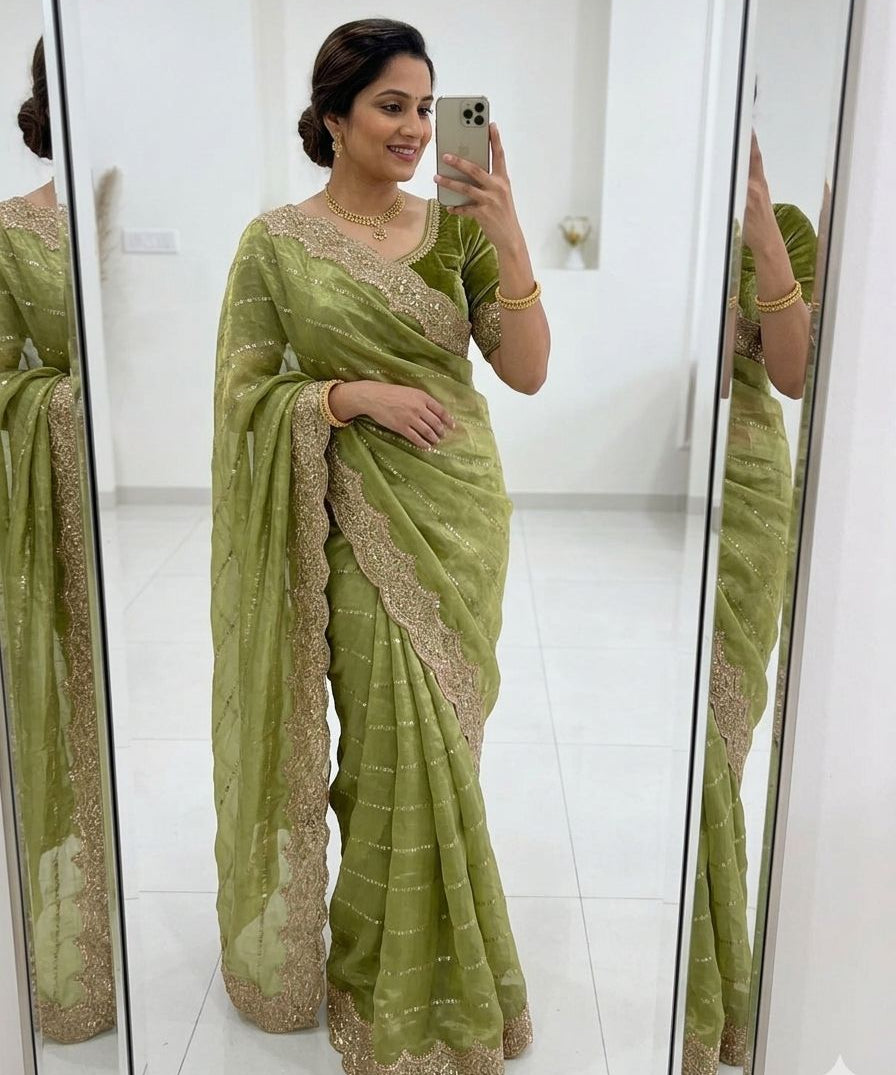 Amoha Shiny Ready To Wear Saree