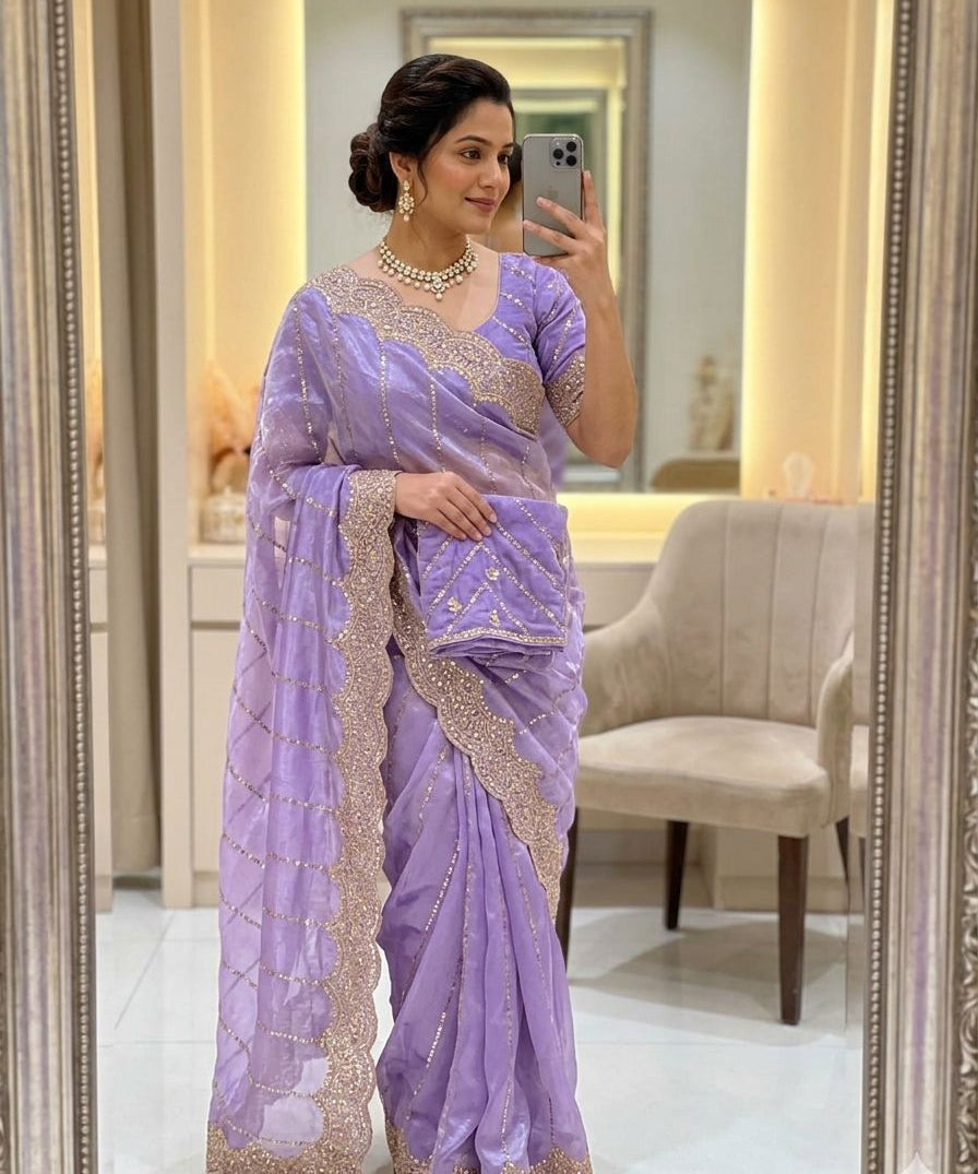 Amoha Shiny Ready To Wear Saree