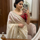 Satin Silk Readymade Saree
