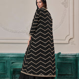 Exclusive Embroidered Silk Top Sharara