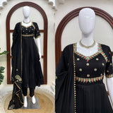 Blue Designer Cruch Indo-Westrn
