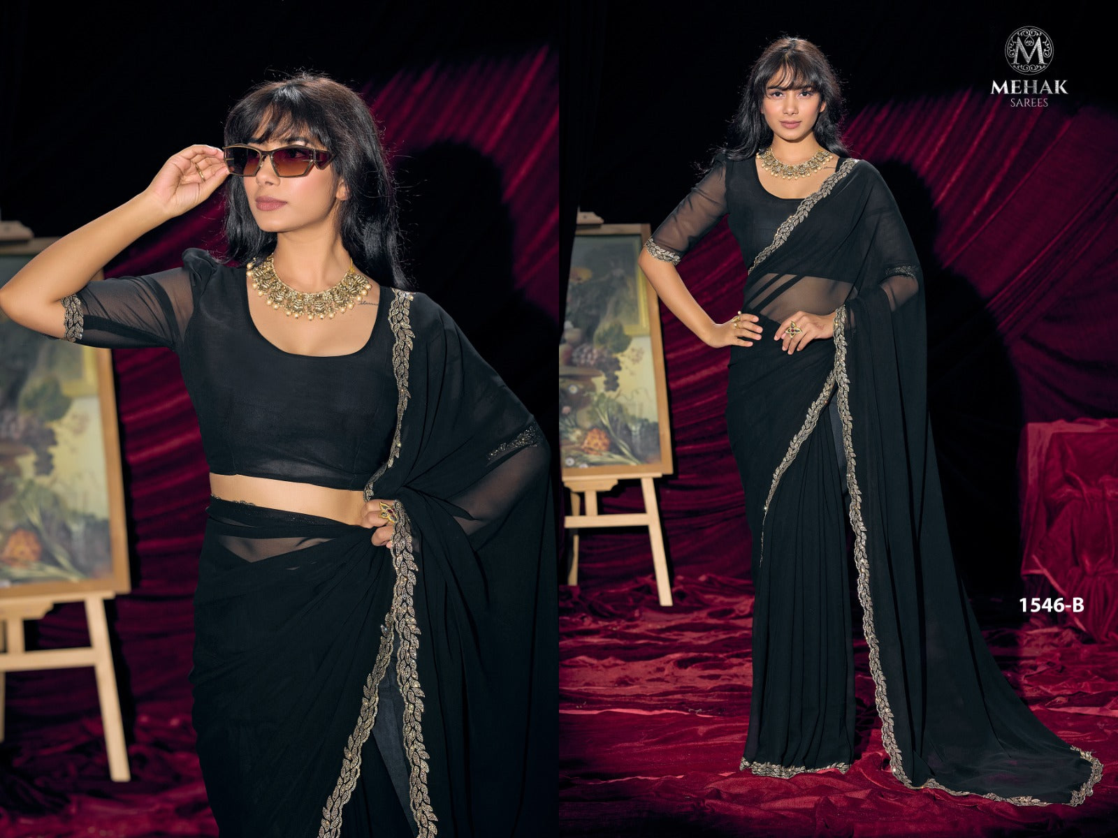 Launch Grand party wear saree