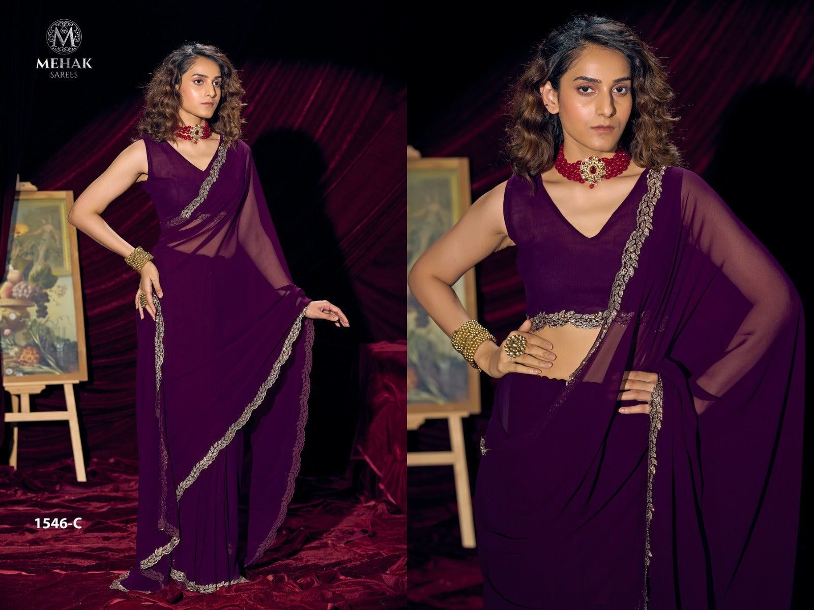 Launch Grand party wear saree