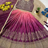 Pretty Kids Chinon Silk Lehenga