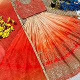 Pretty Kids Chinon Silk Lehenga
