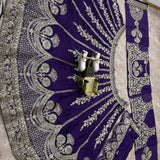 Violet Bridal Embroidered Lehenga Choli