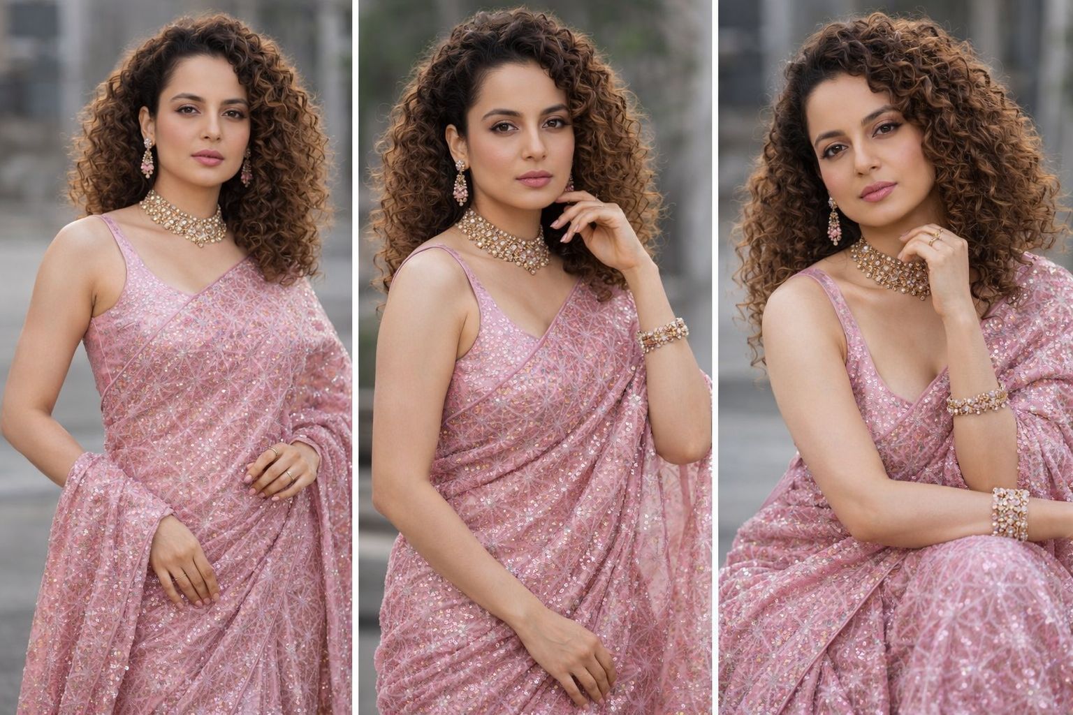 Inayat Bollywood Sequence Saree
