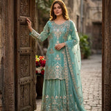 Designer Pakistani Embroidered Suit