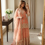 Designer Pakistani Embroidered Suit