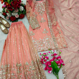 Designer Pakistani Embroidered Suit