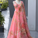 Elegance Floral Print Lehenga Choli