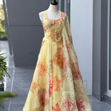 Elegance Floral Print Lehenga Choli