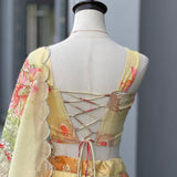 Elegance Floral Print Lehenga Choli